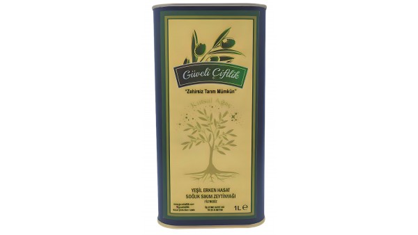 Yeşil Erken Hasat Soğuk Sıkım 1 Litre